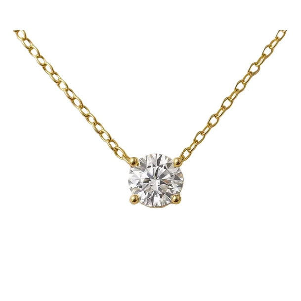 Floating Solitaire Women’s Necklace